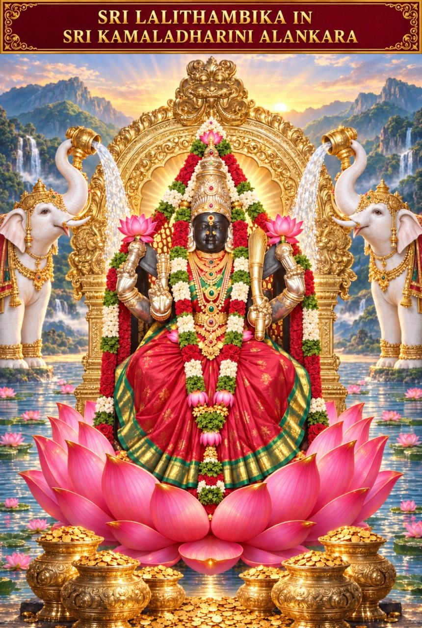 Śrī Kamaladhārinī — Divine Mother