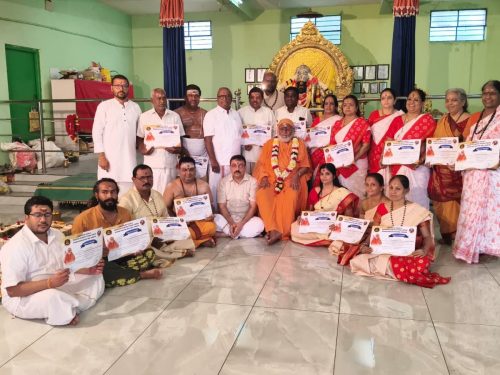 Samayachara Sri Vidya Course completion