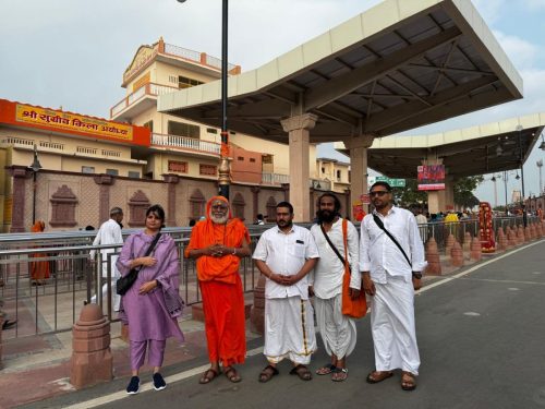 Srilalitam Devorees at Ayodhya Ram Mandir today