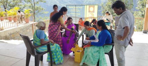 Free Medical Camp at Waterfalls Saibaba Temple